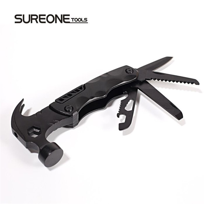 Мультитул с молотком Sureone Tools черный 180480 - фото 36161